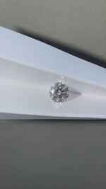 Load and play video in Gallery viewer, Round Cut Lab Diamond 2.133 Ct G VS
