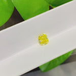 Load and play video in Gallery viewer, Cushion Cut 1.088 Ct Fancy Yellow Lab Diamond VS Clarity
