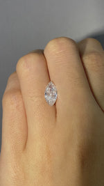 Load and play video in Gallery viewer, Marquise Cut Lab Diamond 1.418 Ct G VS
