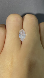 Load and play video in Gallery viewer, Marquise Cut Lab Diamond 1.562 Ct HI VS
