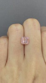 Load and play video in Gallery viewer, IGI Certified Cushion Cut 2.03 Ct Fancy Pink Lab Diamond VS2 VG Clarity
