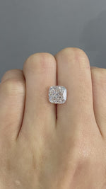 Load and play video in Gallery viewer, Cushion Cut Lab Diamond 3.035 Ct G VS
