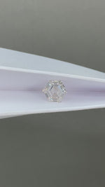 Load and play video in Gallery viewer, 2.158ct  Hexagon  Lab Diamond H VS
