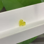 Load and play video in Gallery viewer, Heart Shape 1.16 Ct Fancy Yellow Lab Diamond VS Clarity
