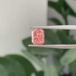 Load and play video in Gallery viewer, IGI Certified Radiant Cut 1.60 Ct Fancy Intense Pink Lab Diamond VS1 Clarity
