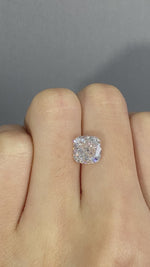 Load and play video in Gallery viewer, Cushion Cut Lab Diamond 2.666 Ct FG VS
