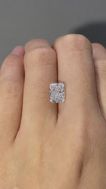 Load and play video in Gallery viewer, Radiant Cut Lab Diamond 2.167 Ct FG VS
