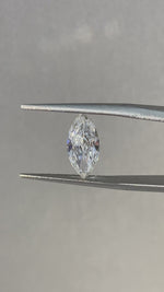 Load and play video in Gallery viewer, Marquise Cut Lab Diamond 1.553 Ct FG VS
