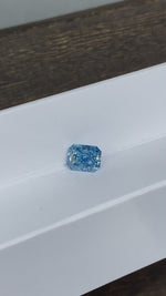 Load and play video in Gallery viewer, 2.06 Ct Radiant Cut Fancy Blue Lab Diamond VS
