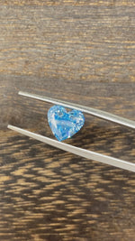 Load and play video in Gallery viewer, 2.137 Ct Heart Shape Fancy Blue Lab Diamond VS1
