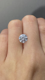 Load and play video in Gallery viewer, Round Cut Lab Diamond 2.117 Ct HG VS2
