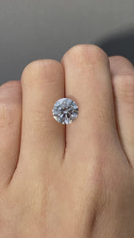 Load and play video in Gallery viewer, Round Cut Lab Diamond 2.0 Ct FG VS
