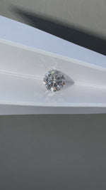 Load and play video in Gallery viewer, Round Cut Lab Diamond 2.0 Ct FG VS
