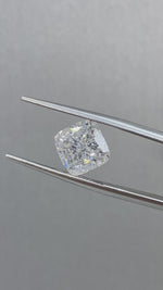 Load and play video in Gallery viewer, Cushion Cut Lab Diamond 3.529 Ct G VS
