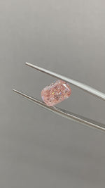 Load and play video in Gallery viewer, IGI Certified Cushion Cut 2.22 Ct Fancy Pink Lab Diamond VS1 VG Clarity
