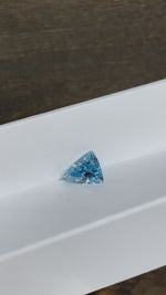 Load and play video in Gallery viewer, 1.876 Ct Trillion Cut Fancy Blue Lab Diamond VS2
