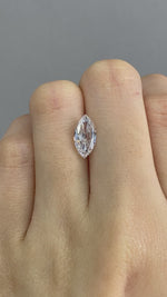 Load and play video in Gallery viewer, 1.715CT Antique Old Mine Marquise Cut Lab Diamond DEF VS
