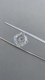 Load and play video in Gallery viewer, Cushion Cut Lab Diamond 2.5 Ct G VS
