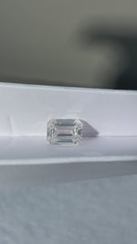 Load and play video in Gallery viewer, Emerald Cut Lab Diamond 2.006 Ct G VS
