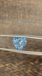 Load and play video in Gallery viewer, 2.06 Ct Heart Shape Fancy Blue Lab Diamond VS
