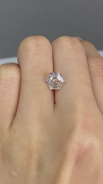 Load and play video in Gallery viewer, 2.158ct  Hexagon  Lab Diamond H VS
