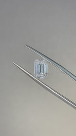 Load and play video in Gallery viewer, Emerald Cut Lab Diamond 2.006 Ct G VS
