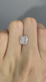 Load and play video in Gallery viewer, Cushion Cut Lab Diamond 3.1 Ct G VS
