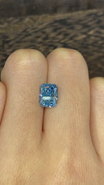 Load and play video in Gallery viewer, 2.06 Ct Radiant Cut Fancy Blue Lab Diamond VS
