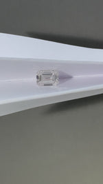 Load and play video in Gallery viewer, Emerald Cut Lab Diamond 2.014 Ct FG VS
