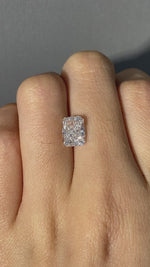 Load and play video in Gallery viewer, Radiant Cut Lab Diamond 2.15 Ct GH VS
