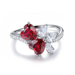 Load image into Gallery viewer, Toi Et Moi Heart Shape Engagement Ring - Engagement Ring
