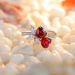 Load image into Gallery viewer, Toi Et Moi Heart Shape Engagement Ring - Engagement Ring
