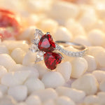 Load image into Gallery viewer, Toi Et Moi Heart Shape Engagement Ring - Engagement Ring
