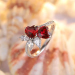 Load image into Gallery viewer, Toi Et Moi Heart Shape Engagement Ring - Engagement Ring
